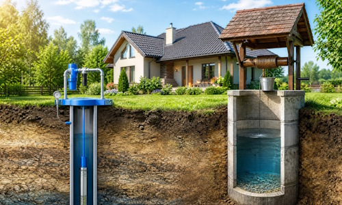 Автономное водоснабжение загородного дома Гатчина: скважина или колодец